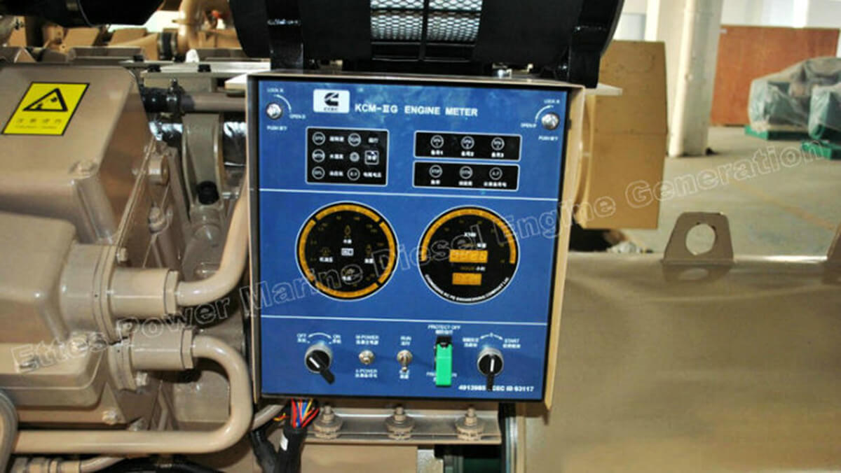 Control box monitor Cummins Marine diesel Engine Generator Set-K38-DM-ETTES POWER