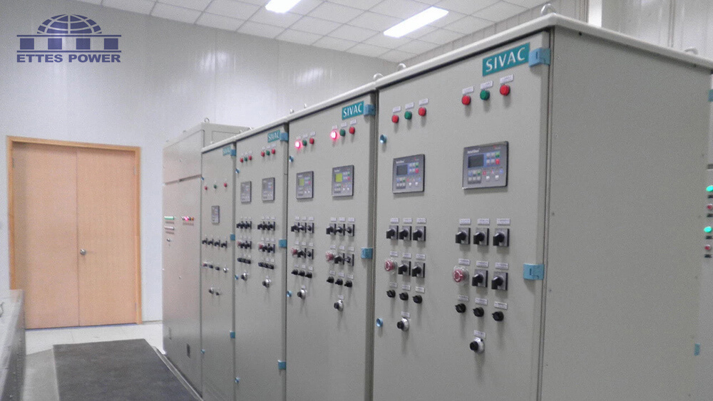 Control & Monitor Centre Gas Engine Generators Power Station ETTES POWER