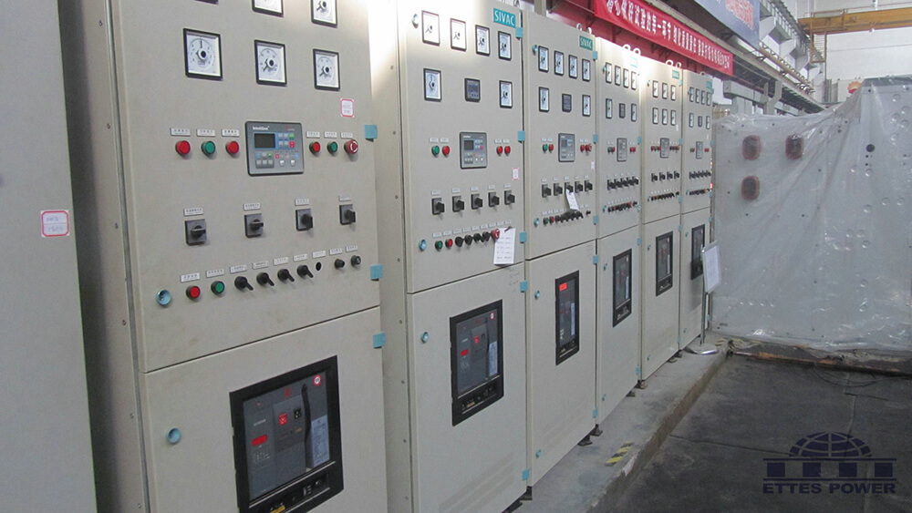 Parallel Synchronization Panel Control system for diesel & gas Power Plant ETTES POWER