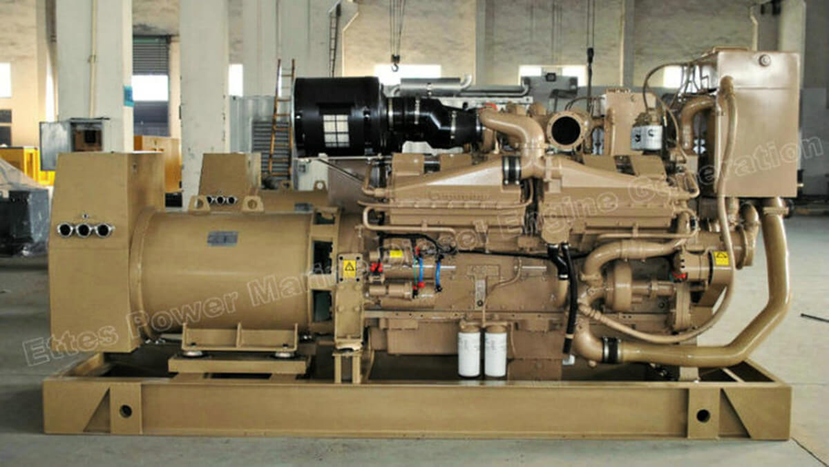 1mw 1000kw 1000kva Cummins Marine diesel Engine Generator K38-DM-ETTES POWER