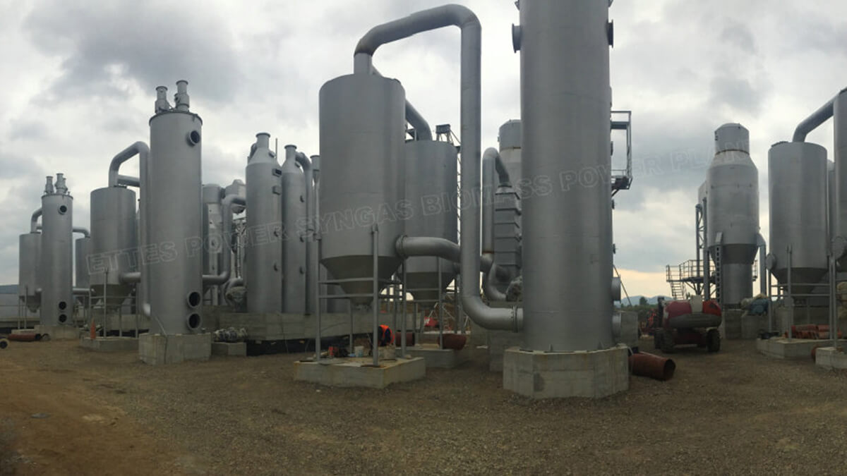 ETTES Woodgas Strawgas Gasification Gasifier 500kw 1000kw engine ETTES GROUP