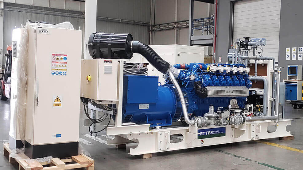 MAN 500kW Digester Biogas Engine Generation & CHP-ETTES POWER