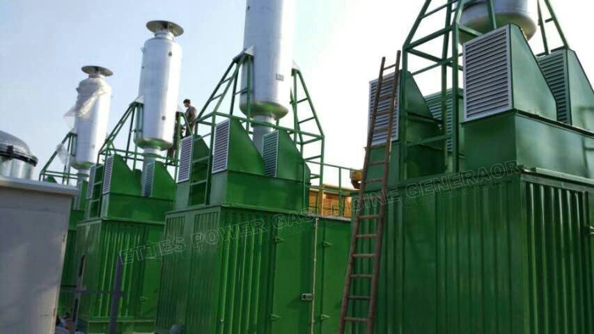 2000kW 2MW Modularized Container Methane Biogas Generating set ETTES POWER