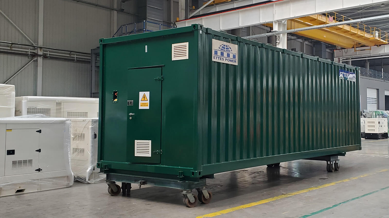 MAN Containerized Digester Biogas Generators are Transported to Seaport ETTES POWER