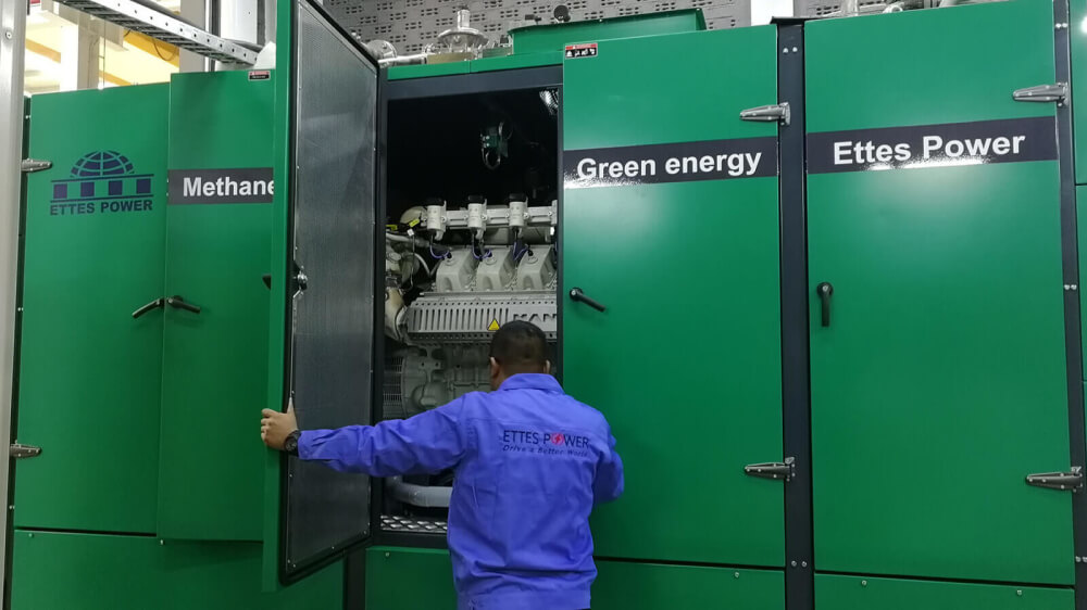 MAN MWM Biogas Engine Generator CHP Cogeneration 300kW ETTES POWER