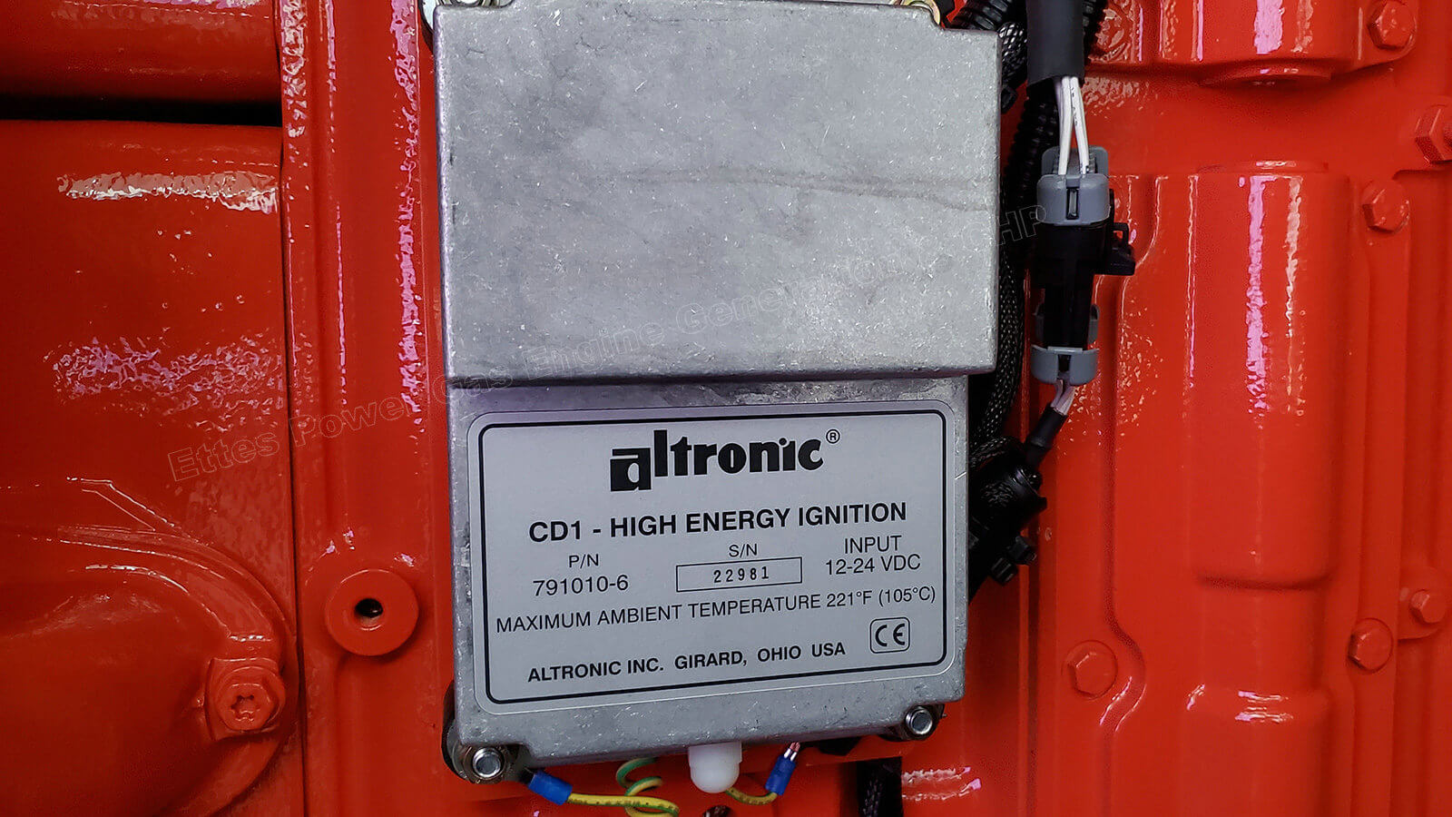 Altronic Ignition Module for 200kW 250kVa Cummins Gas Genset ETTES POWER