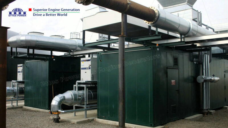 2×800kW MWM Container LFG Labdfill Biogas Engine Genset CHP ETTES Group