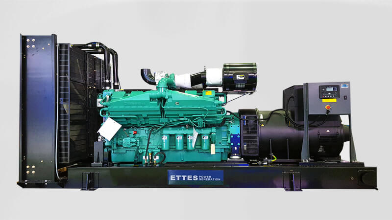 Cummins diesel engine generator set with ATS Ettes Power Group