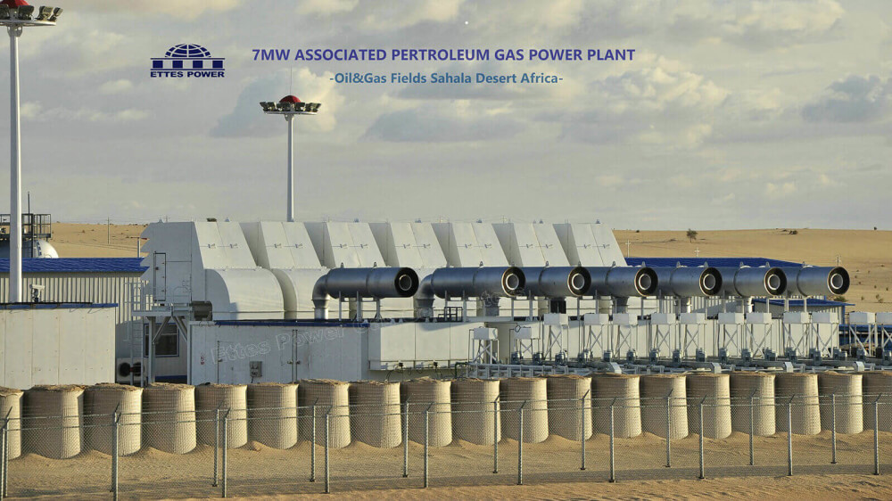 10.5kV High Voltage Oilfield Natural Gas APG Generator Power Station ETTES POWER