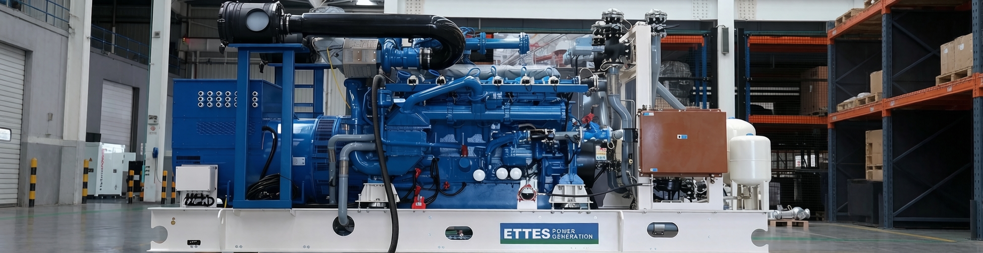 Ettes Power Natural Gas Oilfield Gas Coalmine Methane Engine Generator 1mw 1000kw