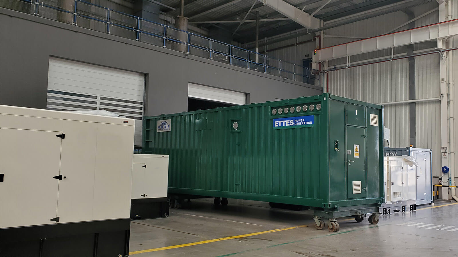 2X500kW MAN Containerized Biogas Generating Set & CHP ETTES POWER