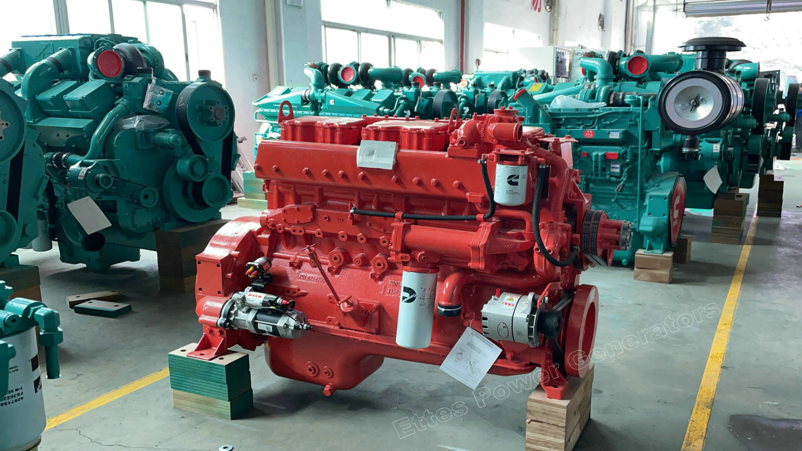 Cummins 200kW 300kW 500kW Engines available in Stock ETTES POWER
