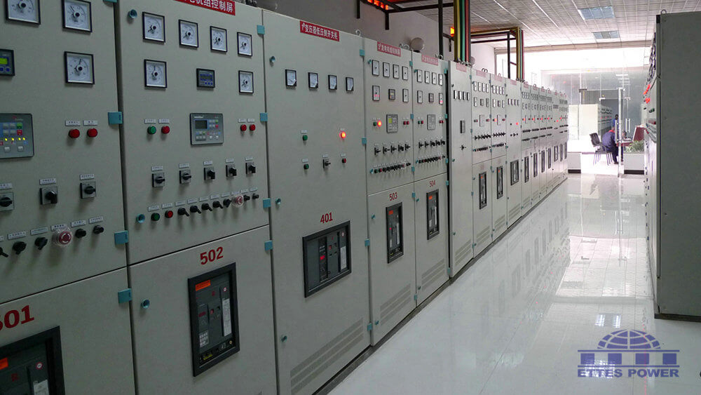 3.3kV High Voltage Control Panels-Breaker Panels Gas Engine Generators ETTES POWER