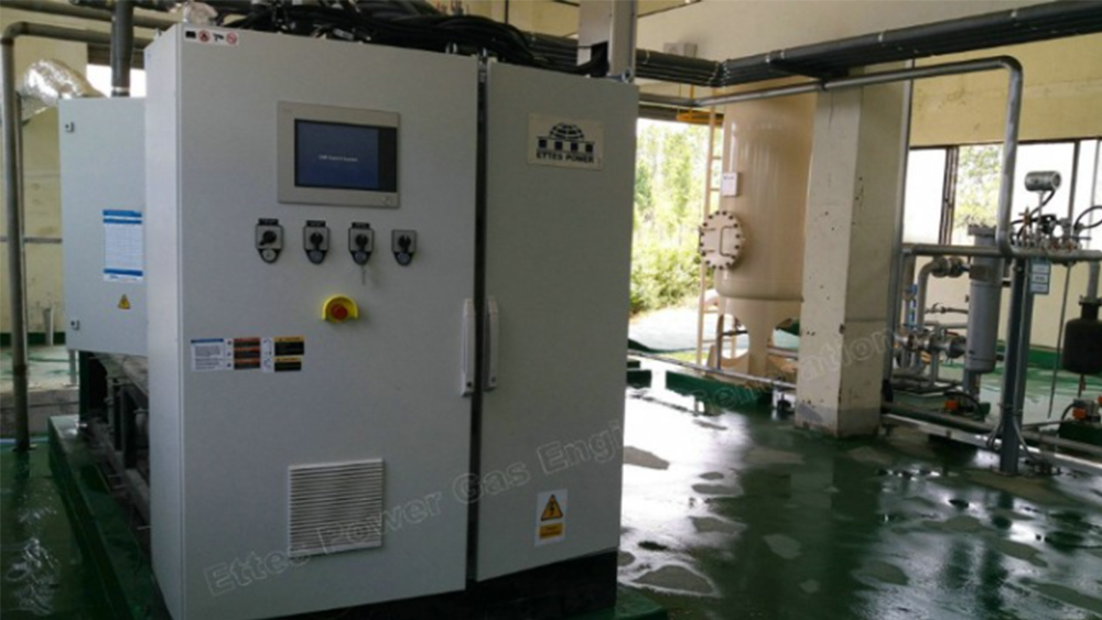 Control Panels & Breaker Panels for biogas CHP system ETETS POWER