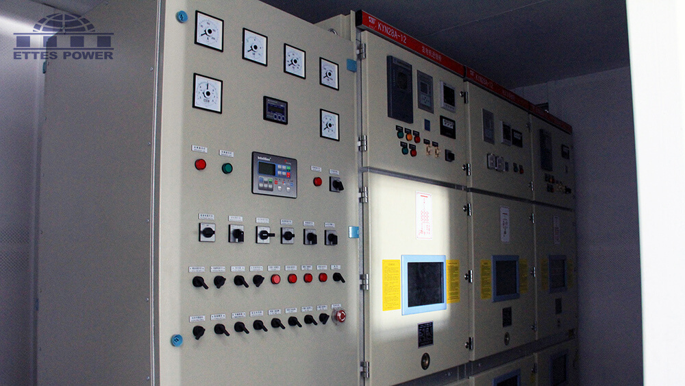 Parallel Control Panel Diesel Gas Engine Generator Power Plant Generation-ETTES POWER