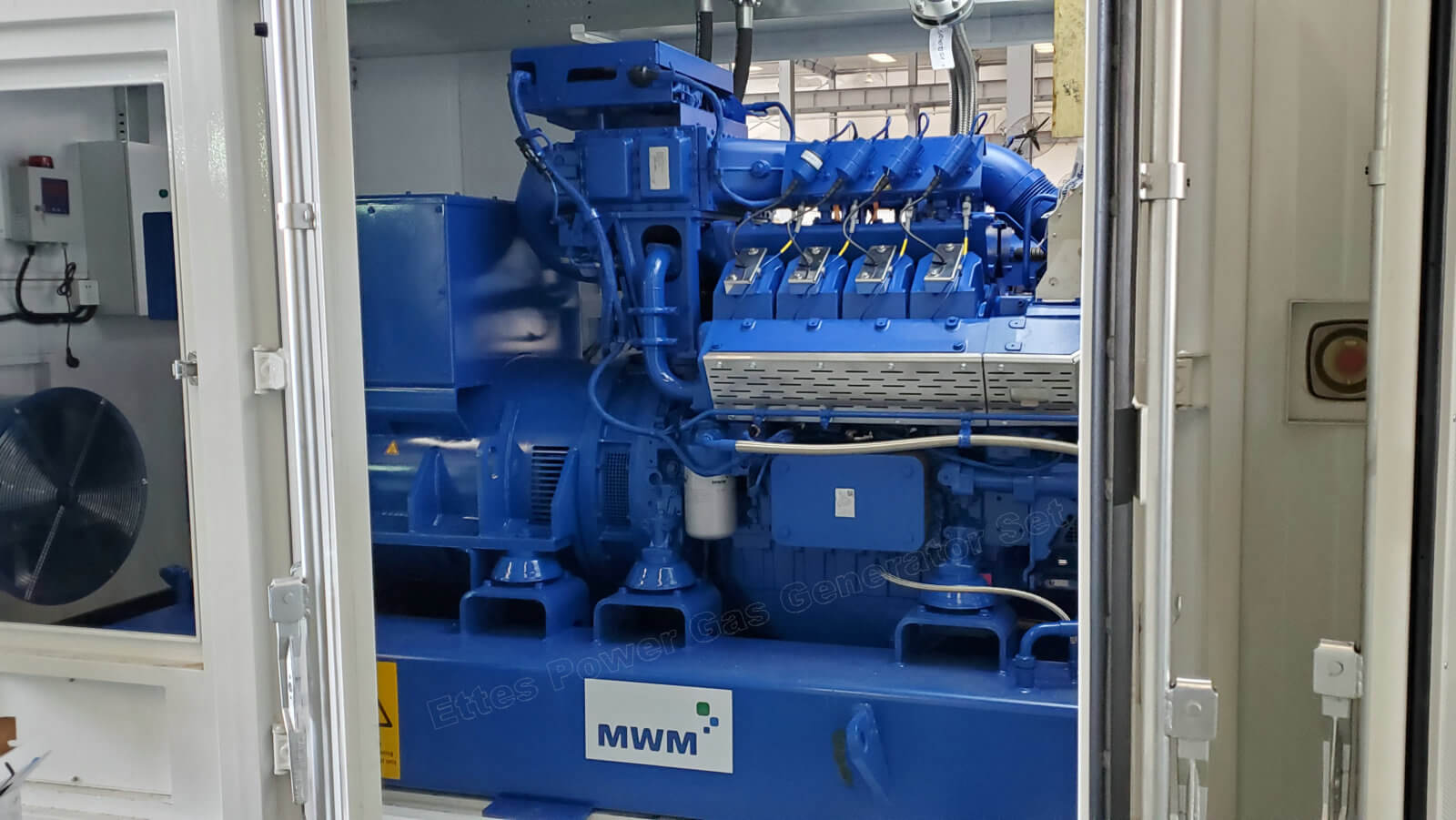 MWM 800kW 1000kVa Containerized Methane Gas Power Generator ETTES POWER