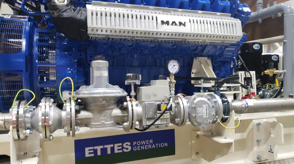Gas-train-of-MAN-biogas-generator-cogeneration-system-ETTES-POWER