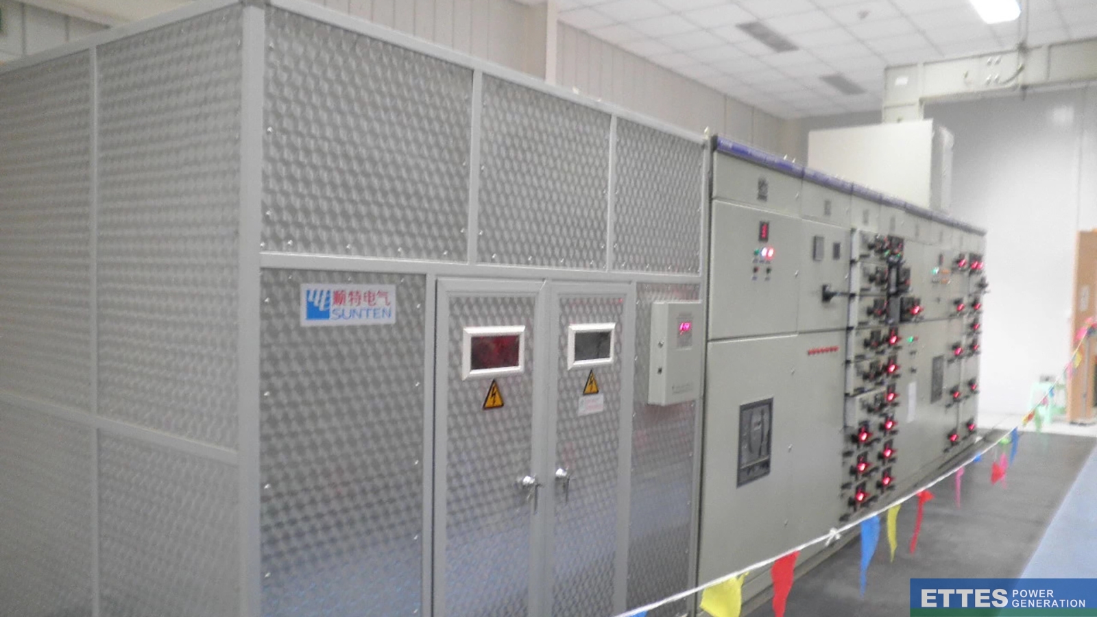 Ettes power PLC control panel for gas generation plant.jpg