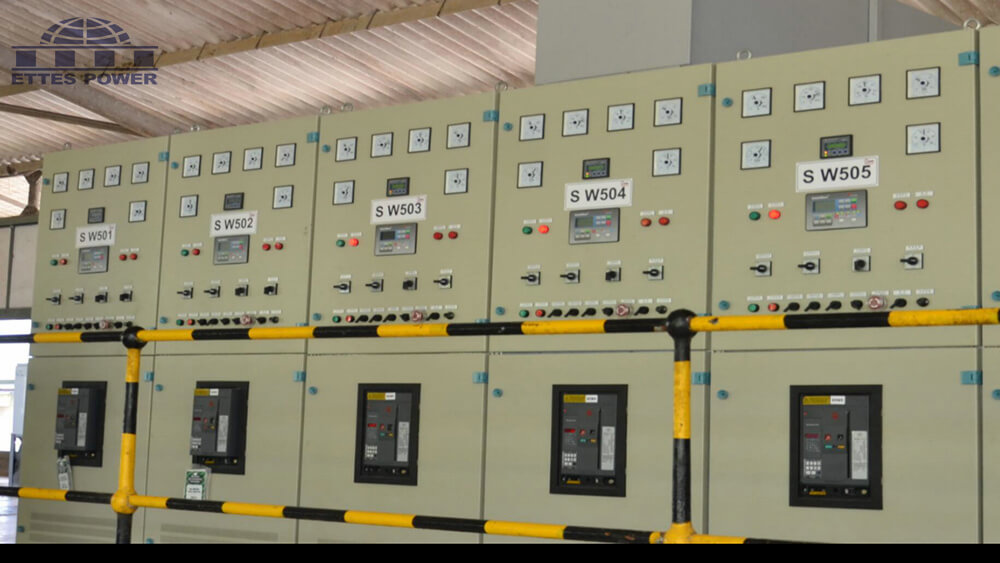 Parallel Synchronization Control Panel ComAp Controller Gas Engine Generator Generation ETTES POWER