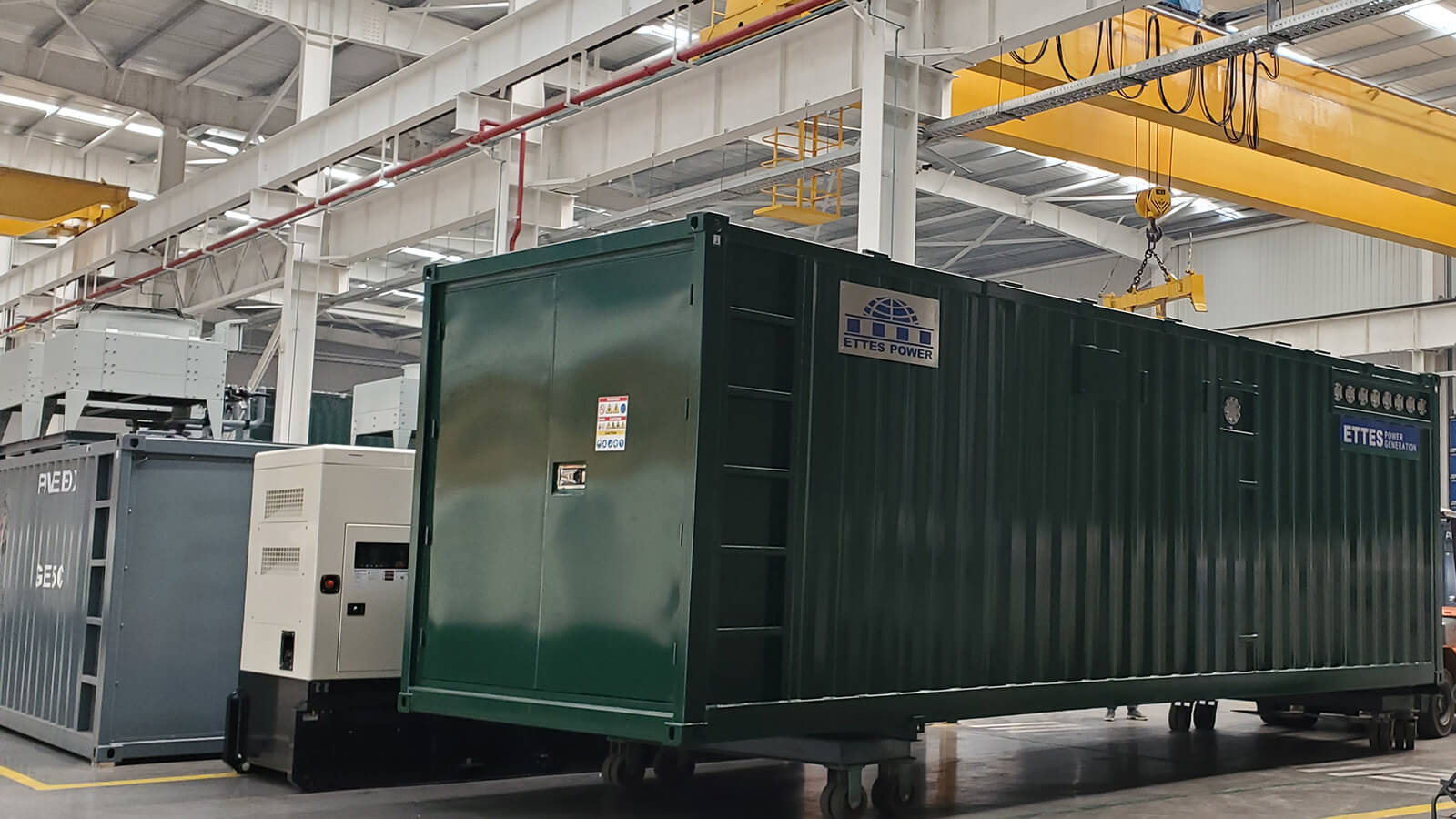 MAN 2X500kW MAN Series Containerized Biogas Cogeneration ETTES POWER