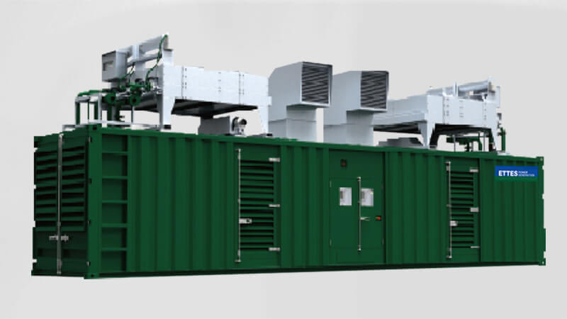 MAN MWM TCG3016 containerized gas engine generator CHP Ettes Power