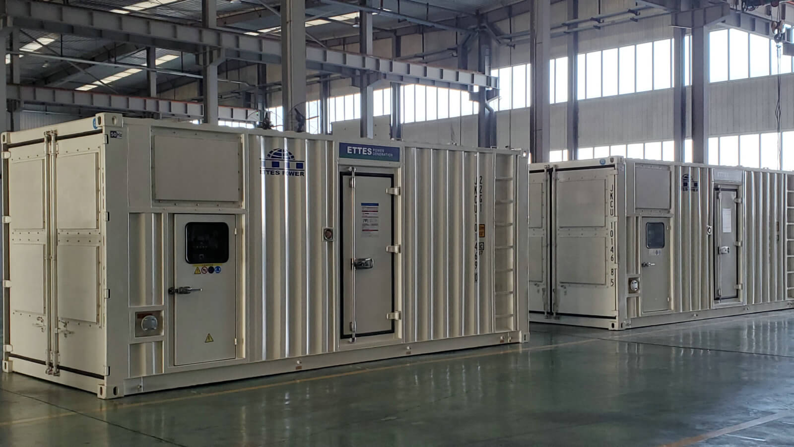 3X800kW MWM Modular Containerized Cogenerations Working in Parallel ETTES POWER