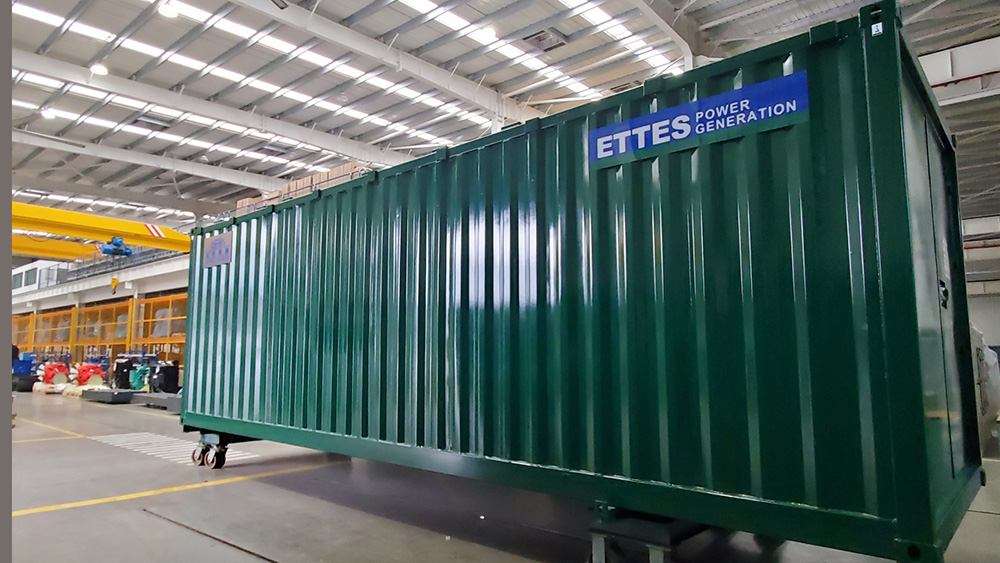 1MW 1000kW Modular Containerized Engine Generating Set ETTES POWER