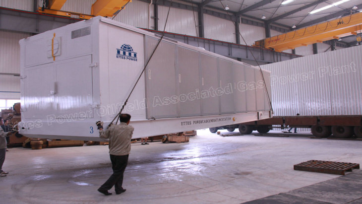 Containerized Ettes Power Natural Gas oilfield gas Engine Power Generator Generation 500kw 600kw Ettespower Group