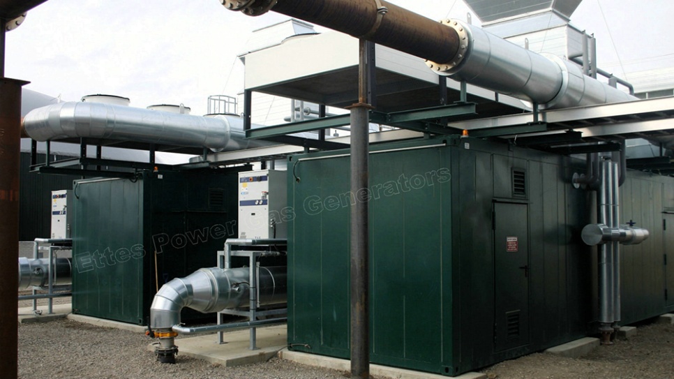 Ettes Power 500kW 1000kW CAT MAN MWM Container Gas Generator CHP Ettespower Group