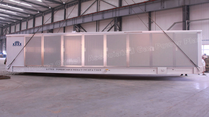 Ettes Power Group Containerized Natural Gas Generating Set 1000kw-1mw 500kw 800kw Ettespower