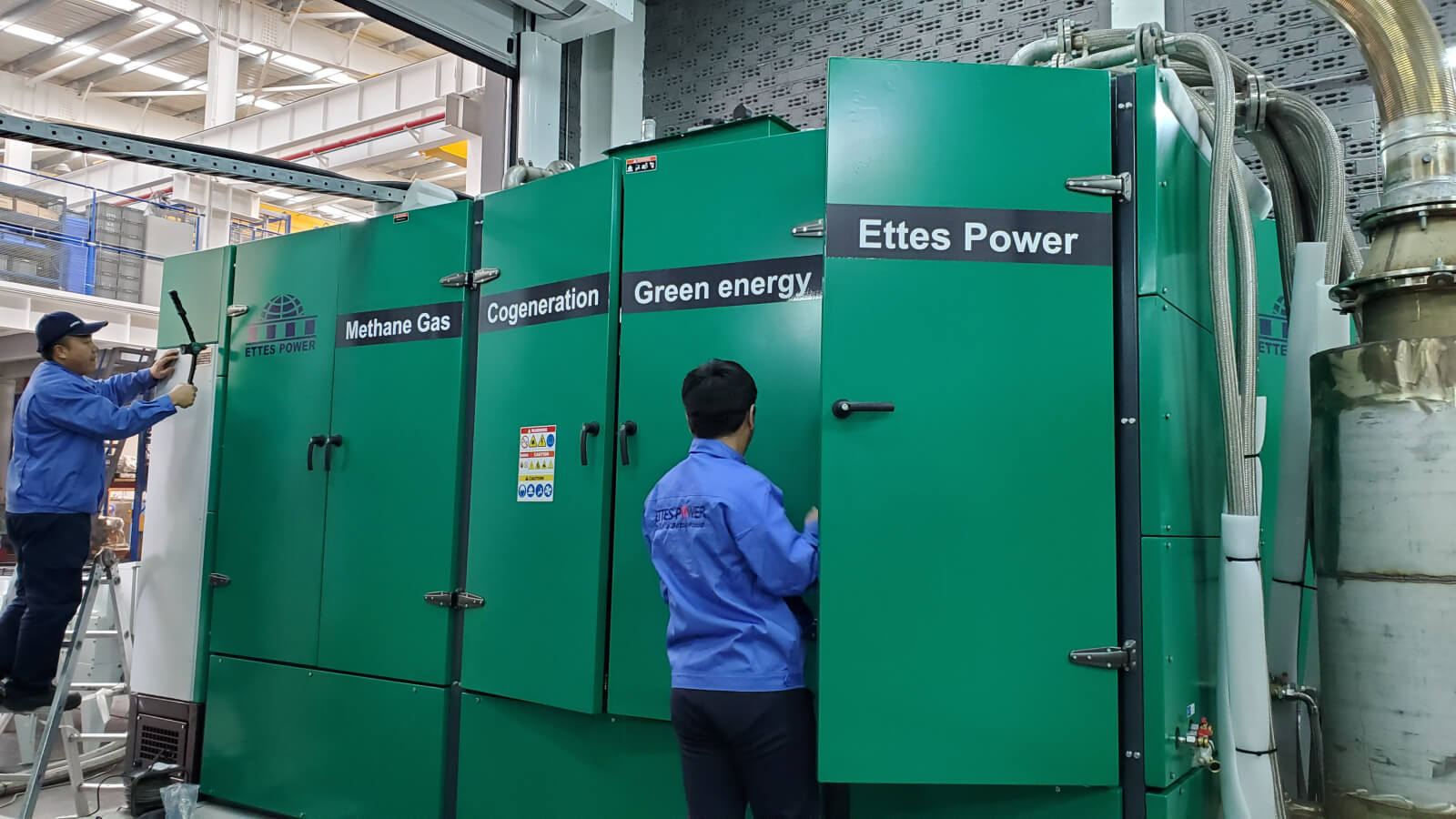 EttesPower MAN CUMMINS Biogas Engine Generator CHP Cogeneration Ettes Power