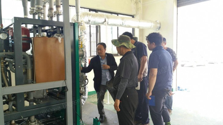 Ettes Power MAN Engine Biogas Generator CHP Gogeneration Ettespower