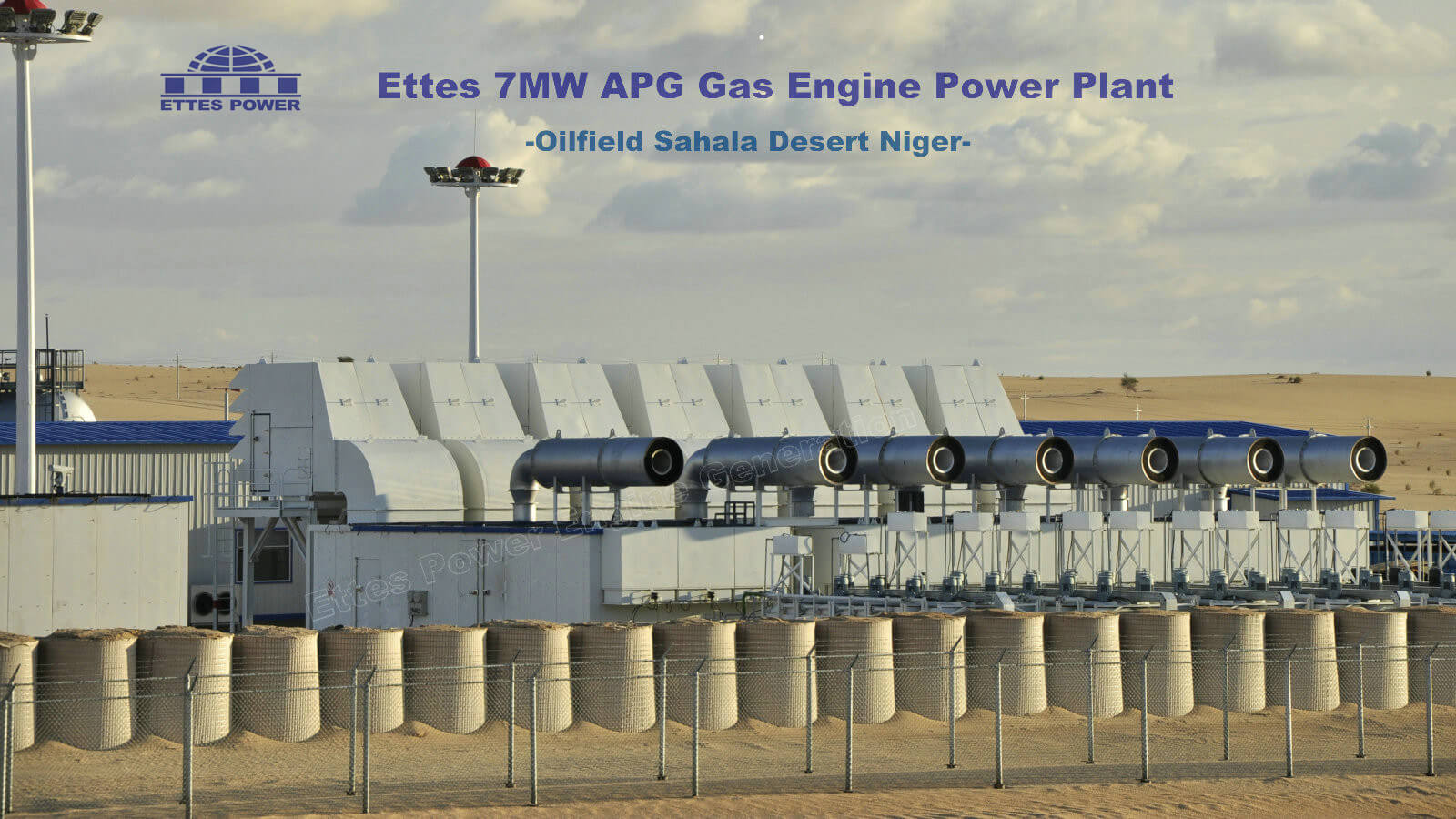 19MW Oilfield Associated Gas Power Plant in Niger Africa